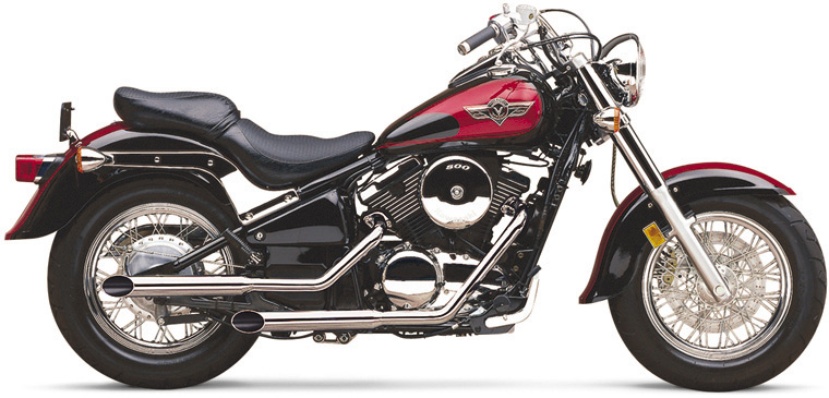 Classic Slashcut | Full Systems | Motorcycle Exhausts Vulcan 800B (96-05) Cobra USA